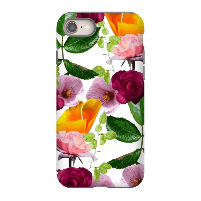 iPhone 8 StrongFit Kiddy Florals by Zala Farah