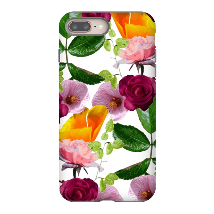 iPhone 8 plus StrongFit Kiddy Florals by Zala Farah