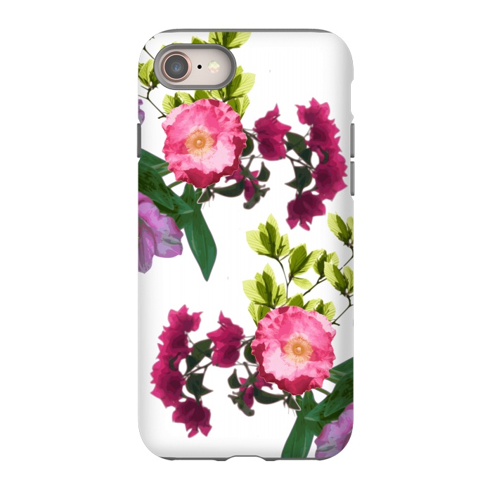 iPhone 8 StrongFit Colorful Floral Print by Zala Farah