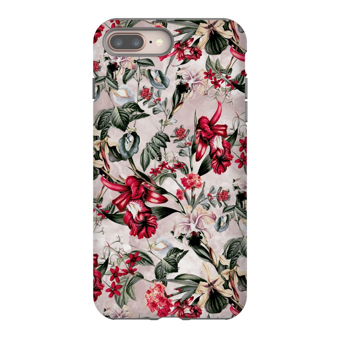 iPhone 8 plus StrongFit Botanical Flowers IV by Riza Peker