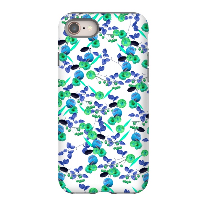 iPhone 8 StrongFit Fruity Floral (Green) by Zala Farah
