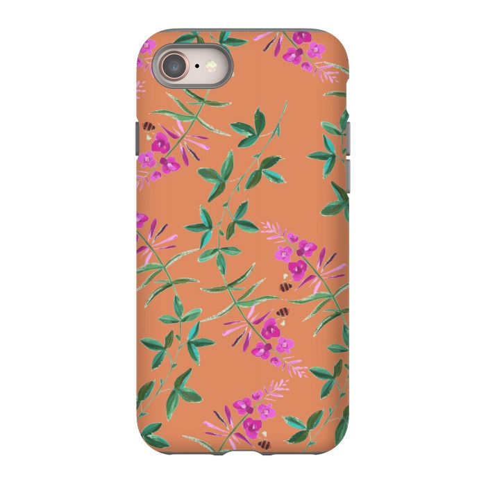 iPhone 8 StrongFit Floral Vines V2. by Zala Farah