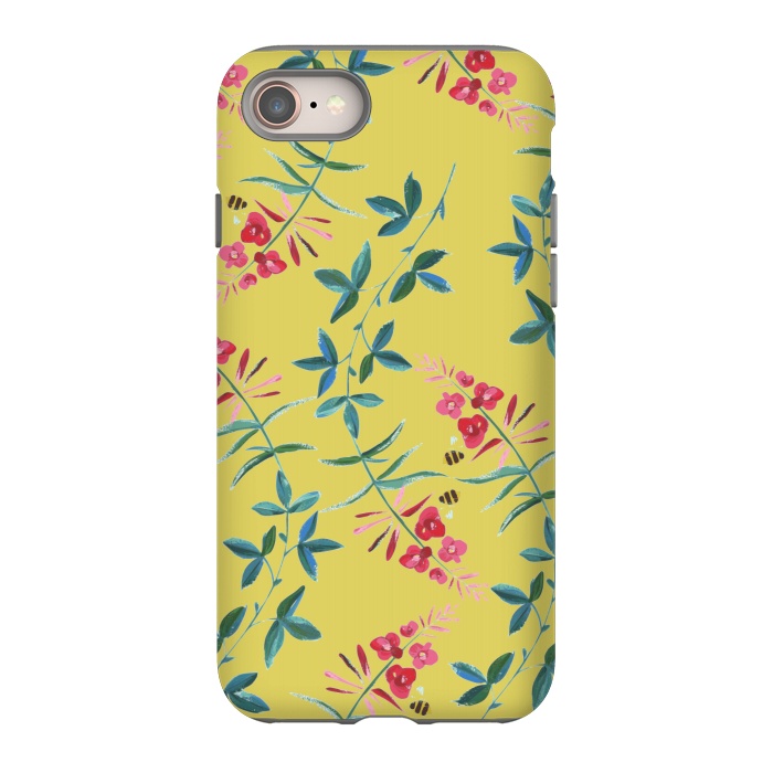 iPhone 8 StrongFit Floral Vines by Zala Farah