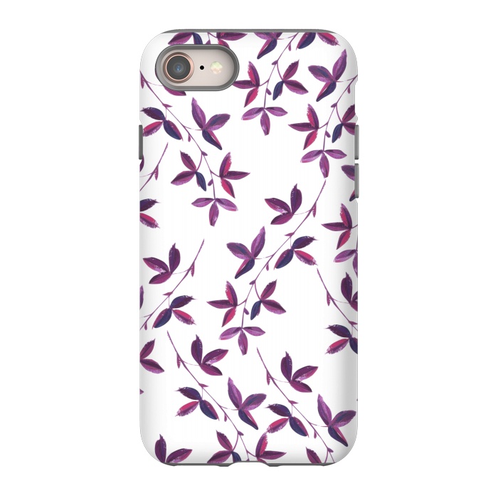 iPhone 8 StrongFit Purple Vines by Zala Farah