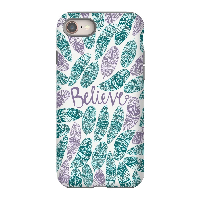 iPhone 8 StrongFit Believe by Pom Graphic Design