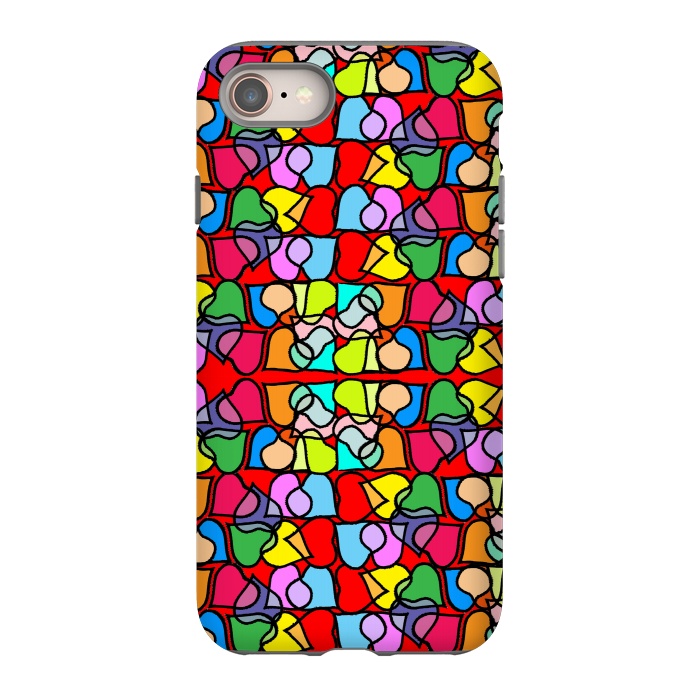 iPhone 8 StrongFit Love is All Around Us by Bettie * Blue