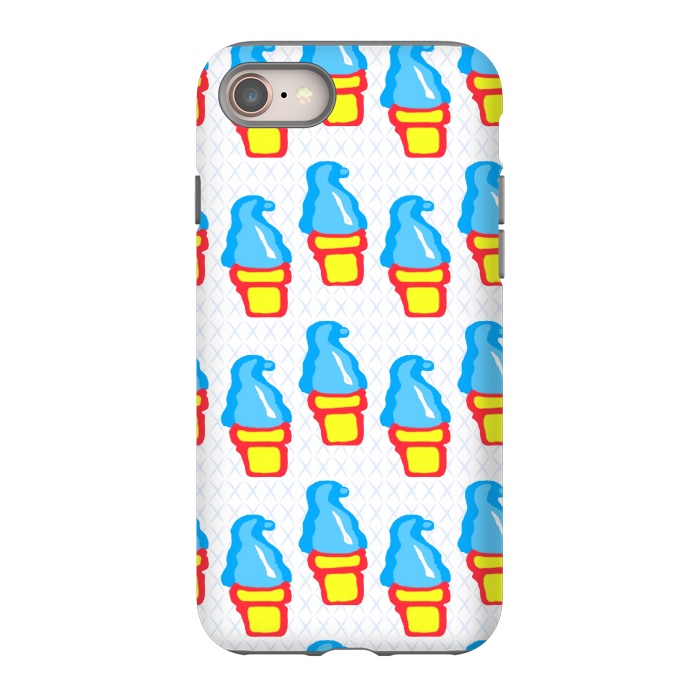 iPhone 8 StrongFit We All Scream for Ice Cream by Bettie * Blue