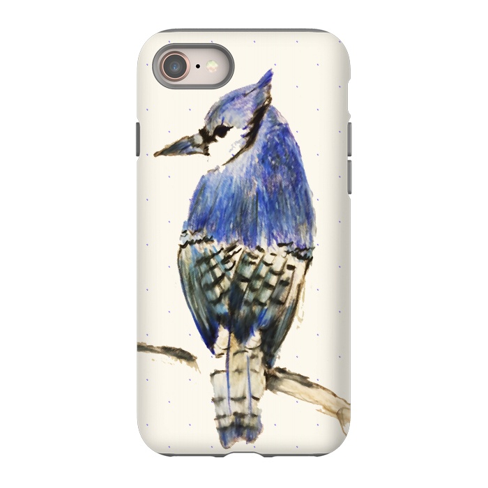 iPhone 8 StrongFit Bluebird of Happiness by Bettie * Blue