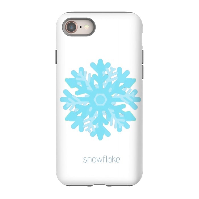 iPhone 8 StrongFit Snowflake -light blue by Bettie * Blue