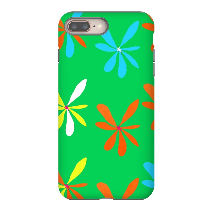 iPhone 8 plus StrongFit Groovy, Man! by Bettie * Blue