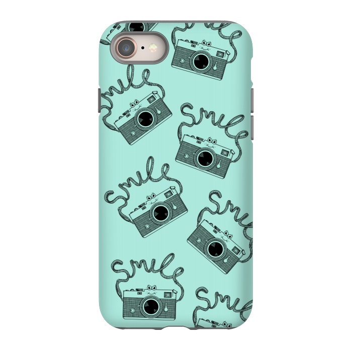 iPhone 8 StrongFit Smile pattern by Coffee Man