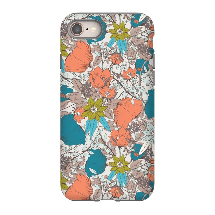 iPhone 8 StrongFit Botanical pattern 011 by Jelena Obradovic