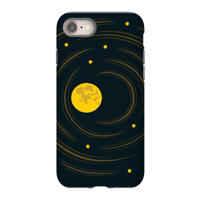 iPhone 8 StrongFit Geek Abstract Stars And Moon by Boriana Giormova