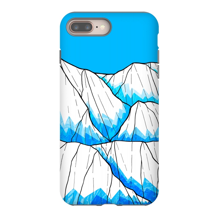 iPhone 8 plus StrongFit Glacier hills by Steve Wade (Swade)