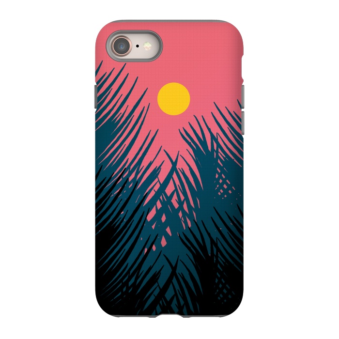 iPhone 8 StrongFit The Evening Palm trees by Steve Wade (Swade)