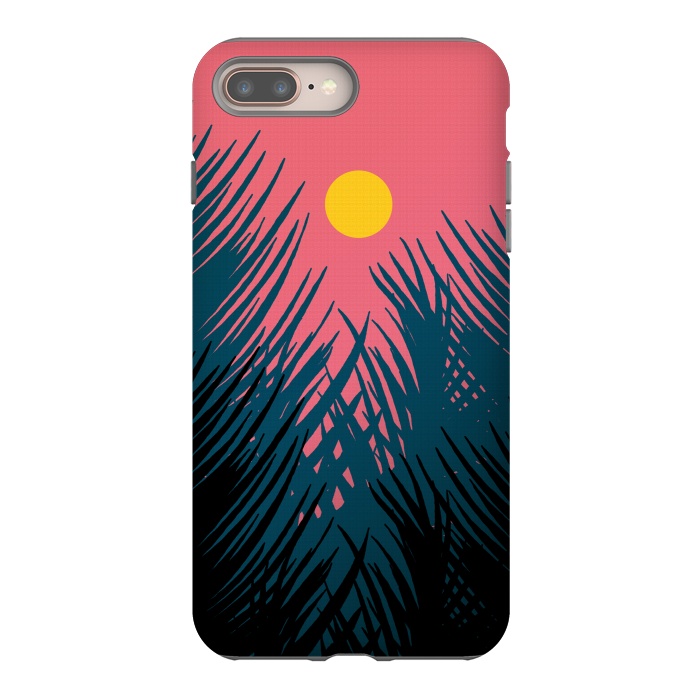 iPhone 8 plus StrongFit The Evening Palm trees by Steve Wade (Swade)