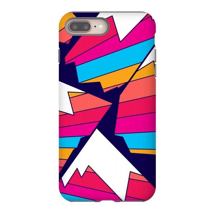 iPhone 8 plus StrongFit Mountains of many colours by Steve Wade (Swade)