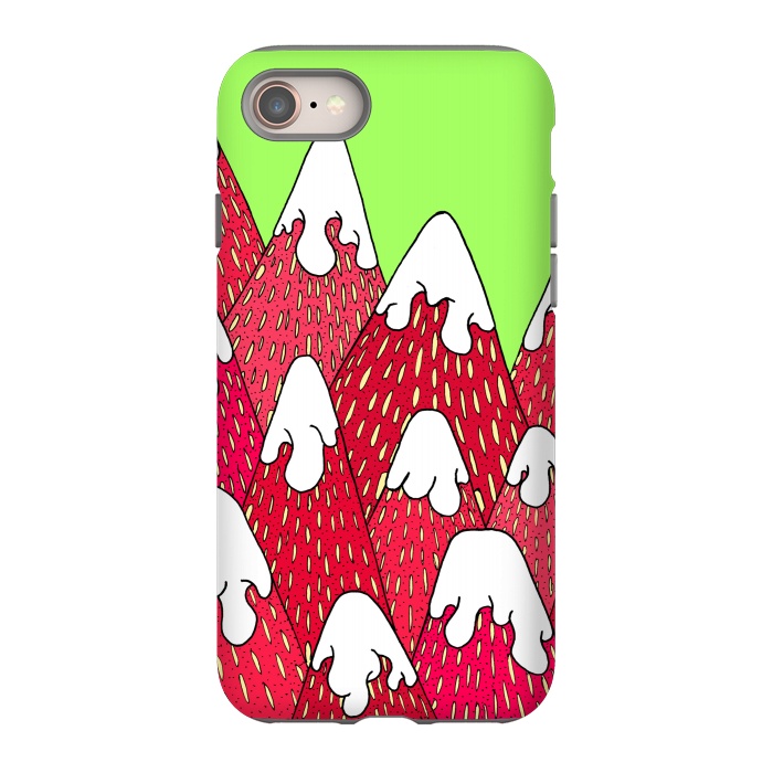 iPhone 8 StrongFit Strawberry Mountains by Steve Wade (Swade)
