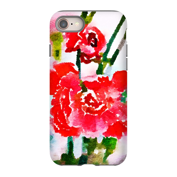 iPhone 8 StrongFit Red Blossom V2 by Uma Prabhakar Gokhale