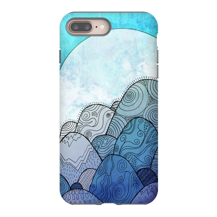 iPhone 8 plus StrongFit Blue Sky Rocks by Steve Wade (Swade)