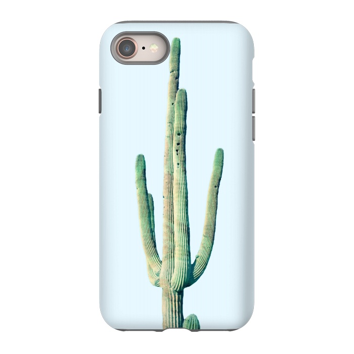 iPhone 8 StrongFit Loner Cactus by Uma Prabhakar Gokhale