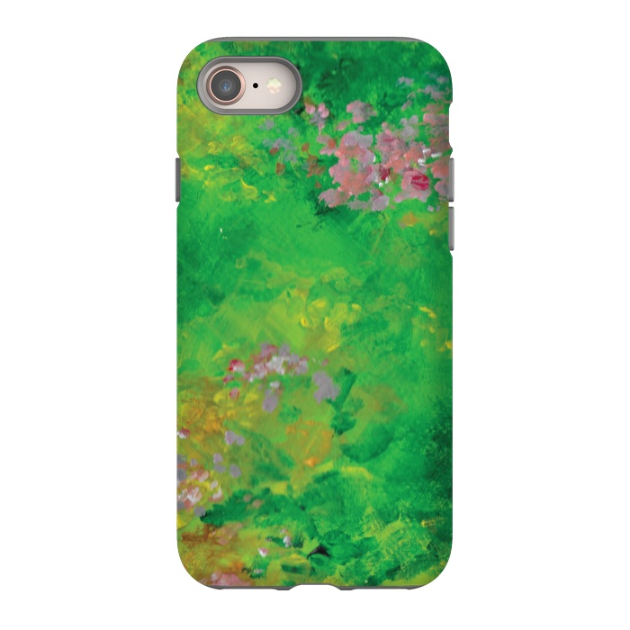iPhone 8 StrongFit Impressionist Meadow by Zoe Charlotte