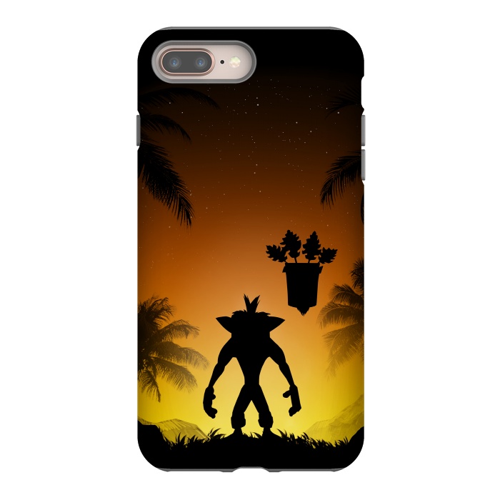 iPhone 8 plus StrongFit Protector of the island by Denis Orio Ibañez