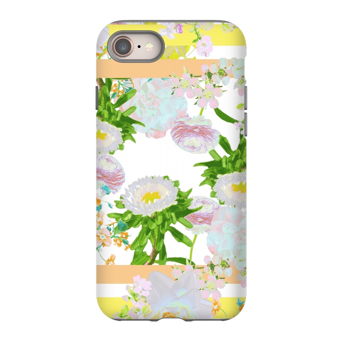 iPhone 8 StrongFit Floral Frame Collage by Zala Farah