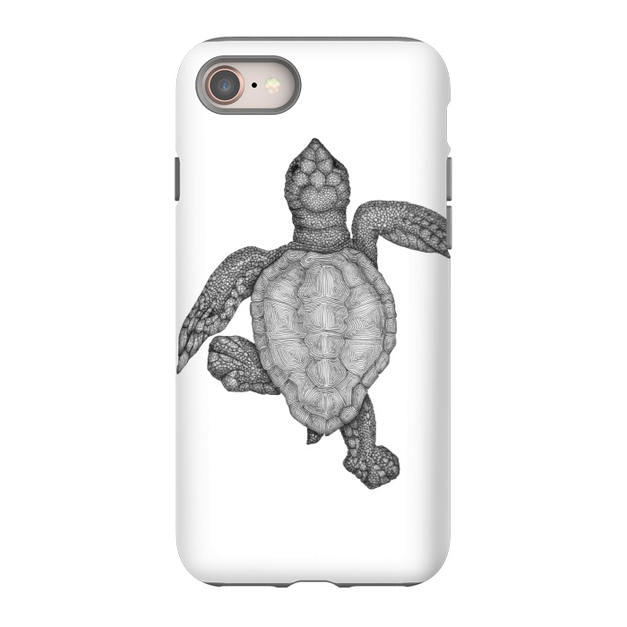 iPhone 8 StrongFit Baby Sea Turtle by ECMazur 