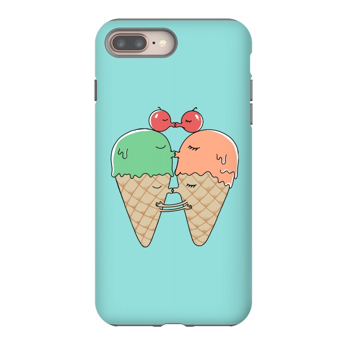 iPhone 8 plus StrongFit Sweet Kiss by Coffee Man