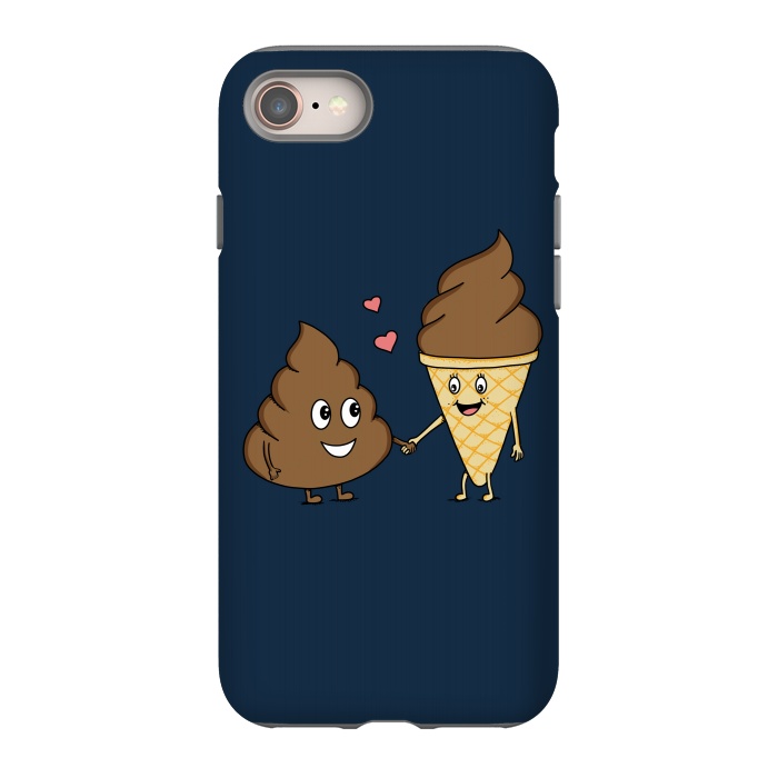 iPhone 8 StrongFit True love Blue by Coffee Man