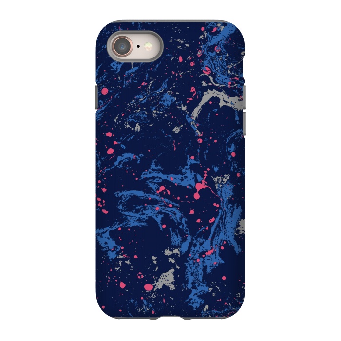 iPhone 8 StrongFit Marble Blue by Susanna Nousiainen