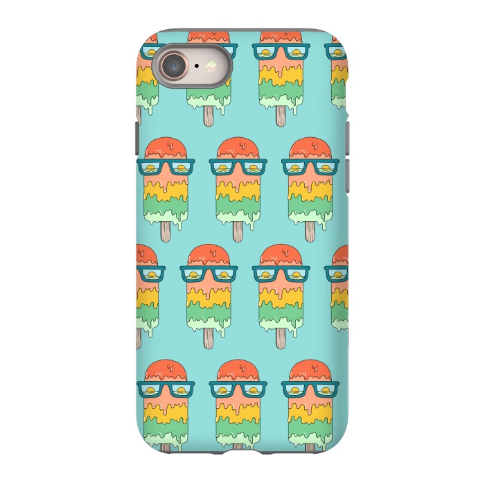 iPhone 8 StrongFit Hot Ice Cream pattern green by Coffee Man