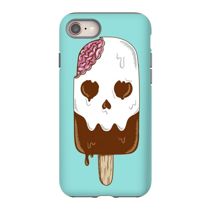 iPhone 8 StrongFit Skull Ice Cream by Coffee Man