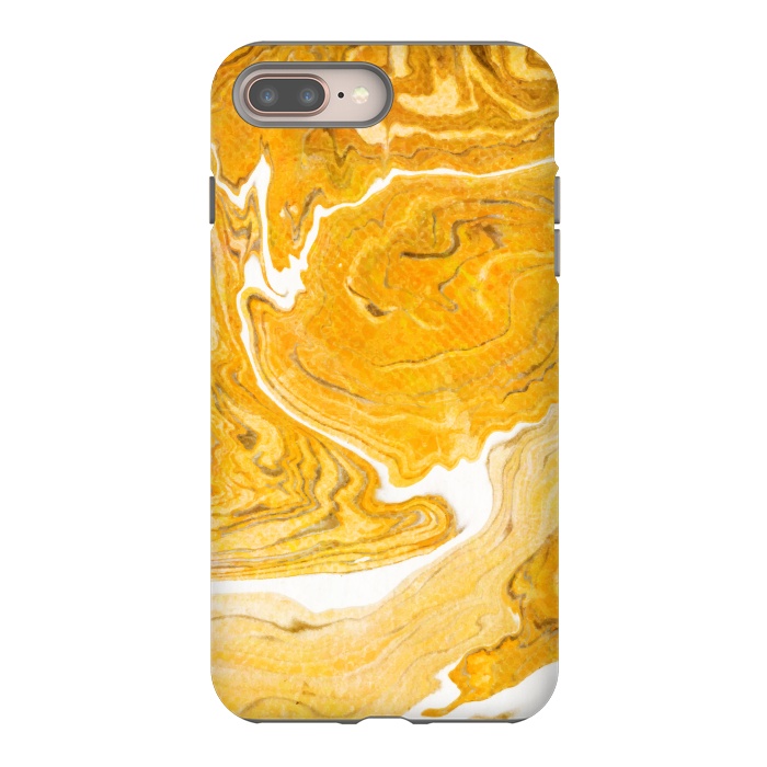 iPhone 8 plus StrongFit Snake Skin Marble by Uma Prabhakar Gokhale