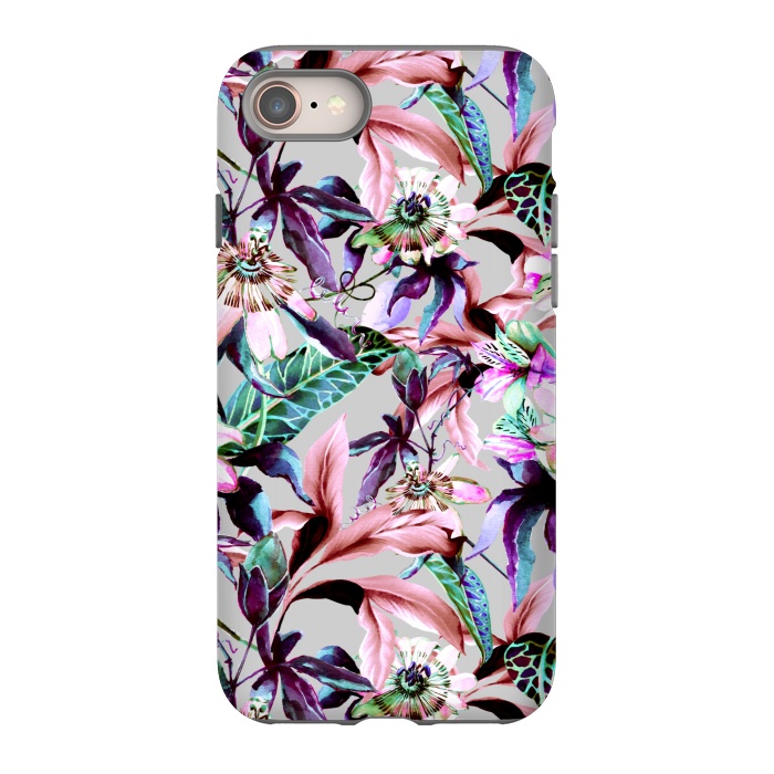 iPhone 8 StrongFit Violet botanical paradise by Mmartabc