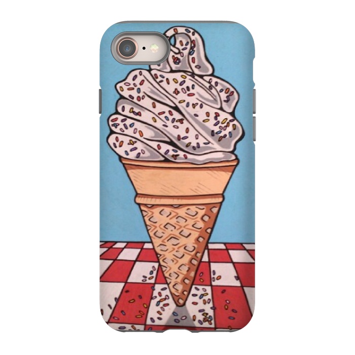 iPhone 8 StrongFit Ice Cream by Varo Lojo