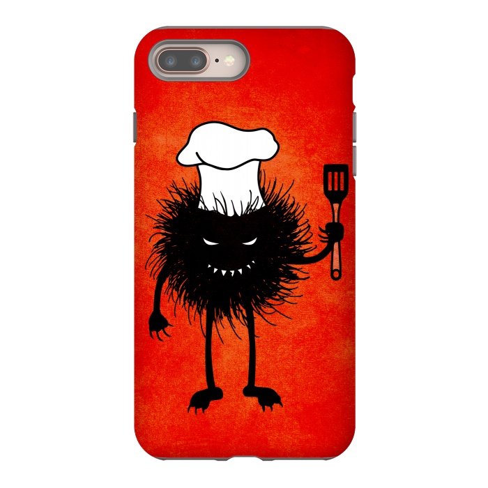iPhone 8 plus StrongFit Evil Bug With Chef Hat Loves To Cook by Boriana Giormova