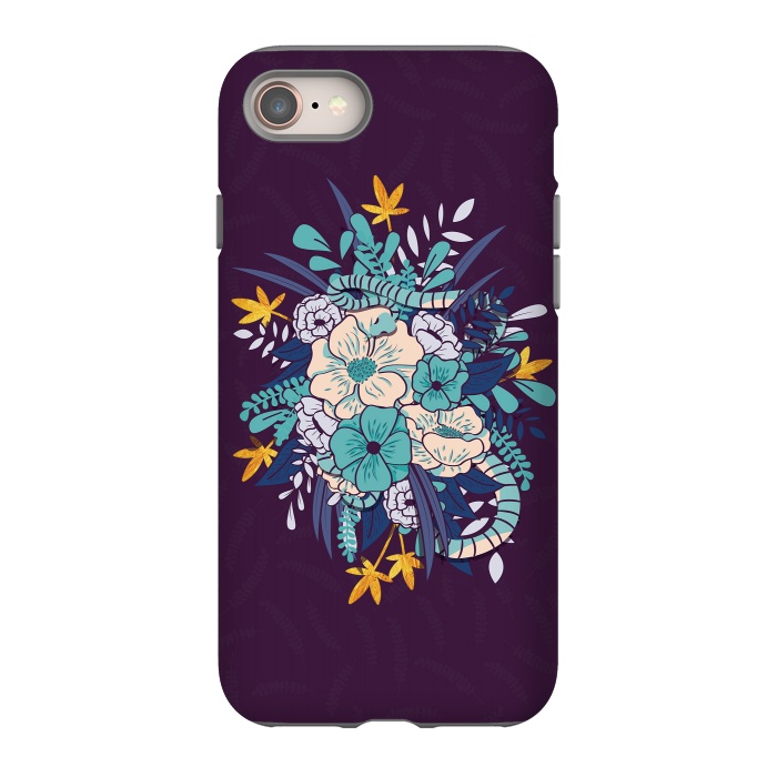 iPhone 8 StrongFit Jungle Bouquet 002 by Jelena Obradovic