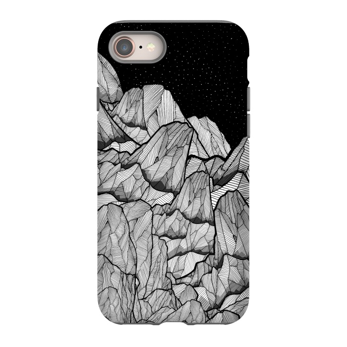 iPhone 8 StrongFit Mountains under the star fields by Steve Wade (Swade)