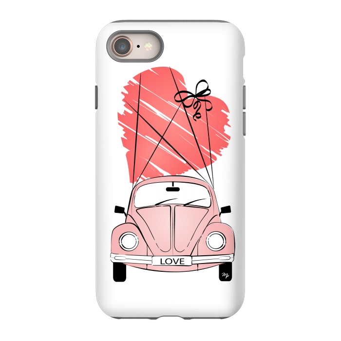 iPhone 8 StrongFit Love Car by Martina