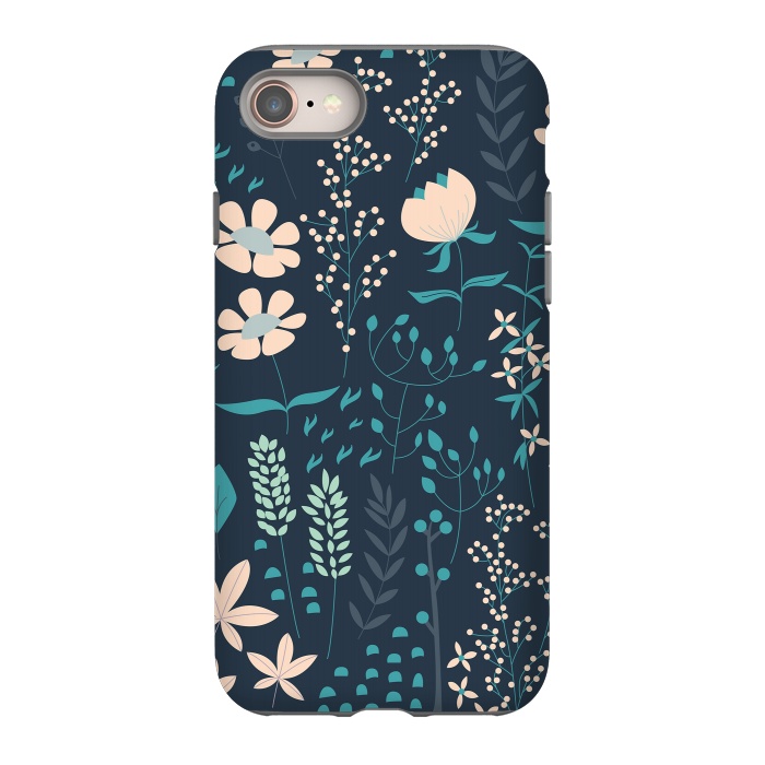 iPhone 8 StrongFit Spring Garden Blue by Jelena Obradovic