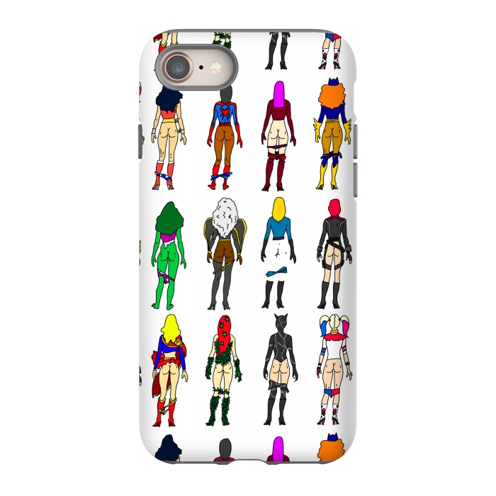 iPhone 8 StrongFit Superhero Butts - Girls by Notsniw