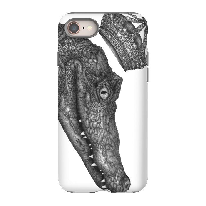 iPhone 8 StrongFit The Alligator King by ECMazur 