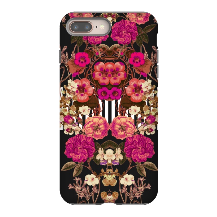 iPhone 8 plus StrongFit Floral Crossings by Zala Farah