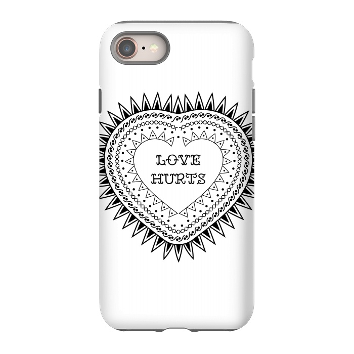 iPhone 8 StrongFit Love hurts by Laura Nagel