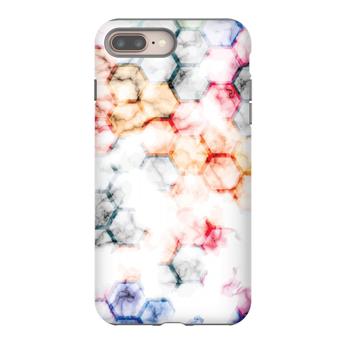 iPhone 8 plus StrongFit Marble Geometry 015 by Jelena Obradovic