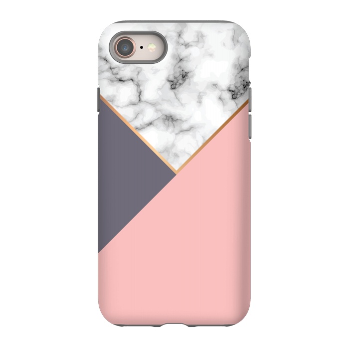 iPhone 8 StrongFit Marble Geometry 017 by Jelena Obradovic