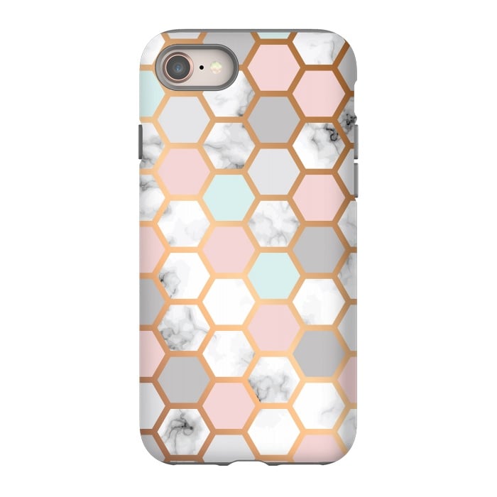 iPhone 8 StrongFit Marble Geometry 025 by Jelena Obradovic