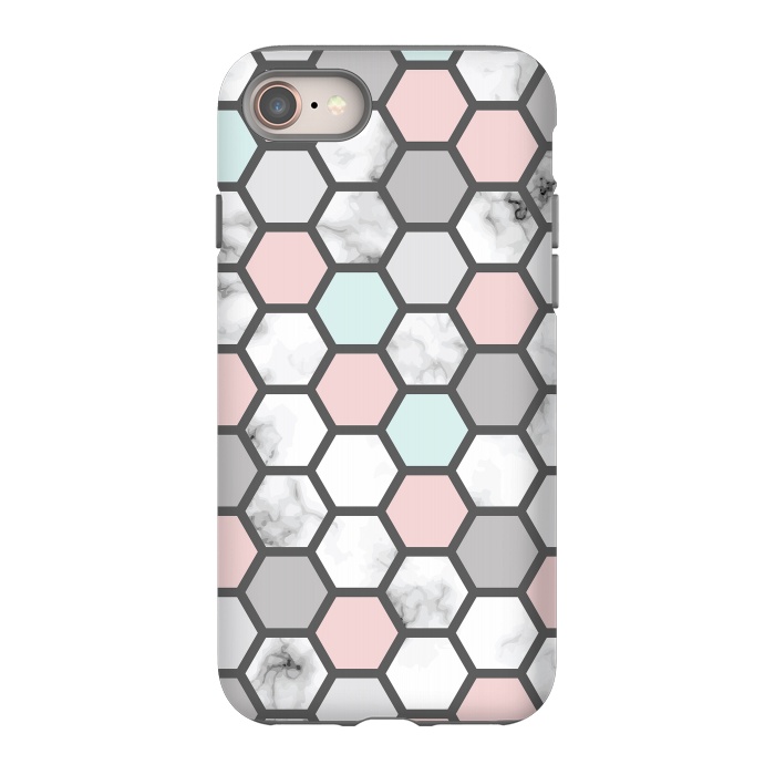 iPhone 8 StrongFit Marble Geometry 026 by Jelena Obradovic
